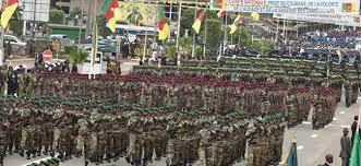 Défilé des militaires au Boulevard du 20 mai à Yaoundé