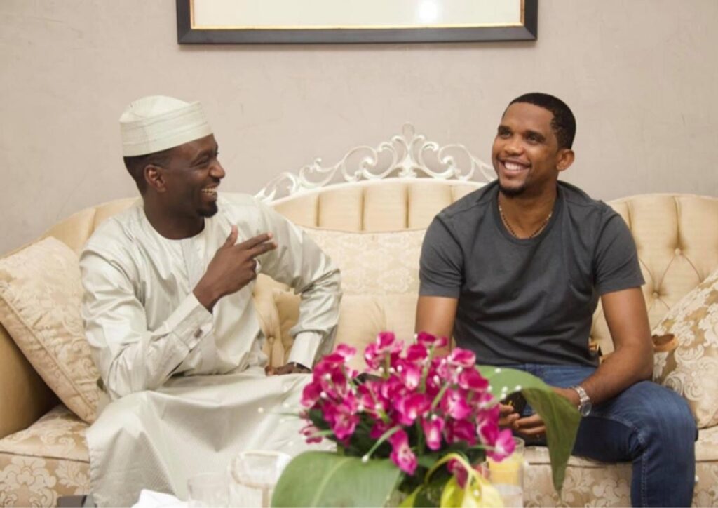 Eto'o et Nair Abakar, un autre Ambassadeur itinérant