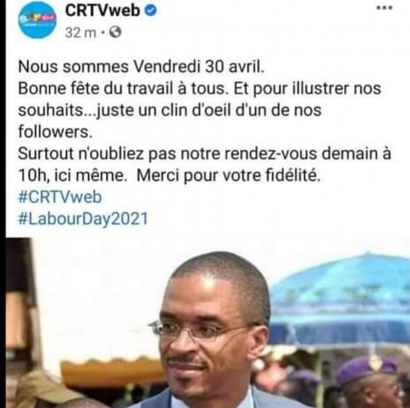 Message de CRTV Web