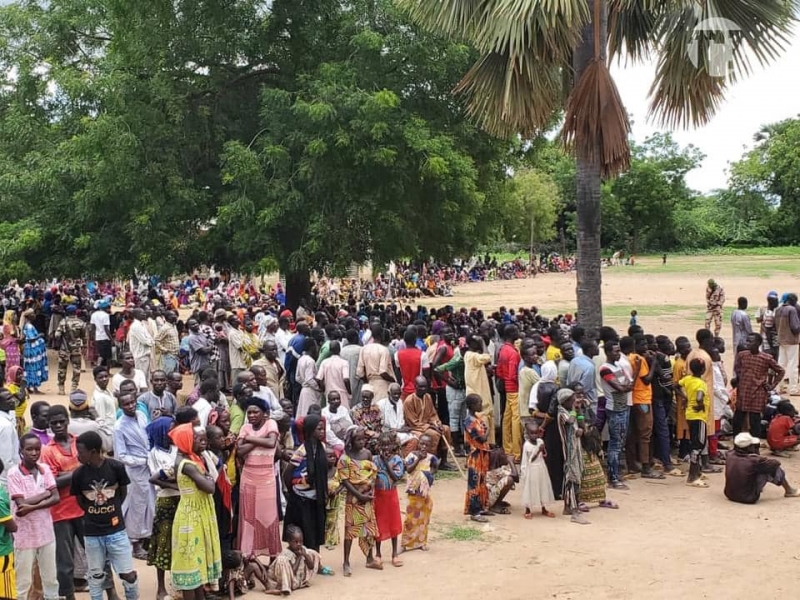 Refugiés camerounais à Oundouma