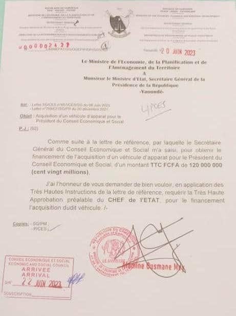 Réponse du ministre Alamine au ministre d'Etat, SG Prc, Ferdinand Ngoh Ngoh 