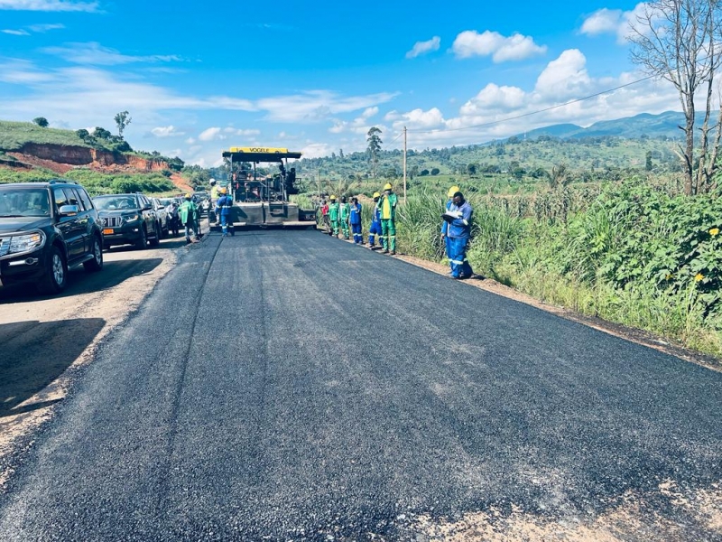 travaux de reconstruction de la route Babadjou – Bamenda 