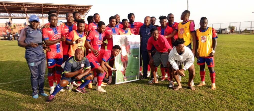 Bamboutos FC de Mbouda en mémoire de Patrick Ejenguele Eugène ce dimanche 26 novembre 2023 au stade Arena de Mbouda